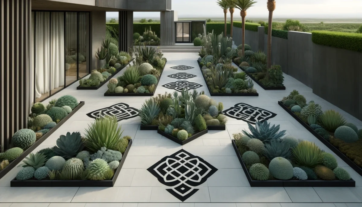 modern knot garden design ideas