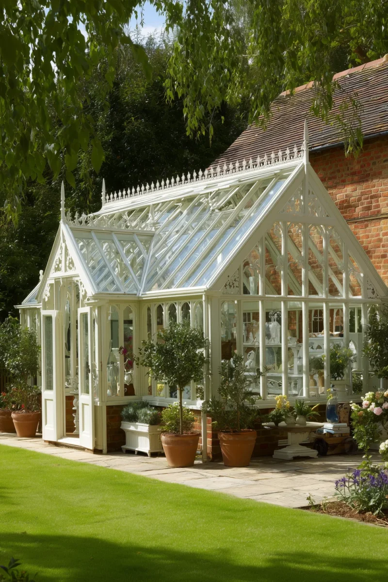 victorian style greenhouse