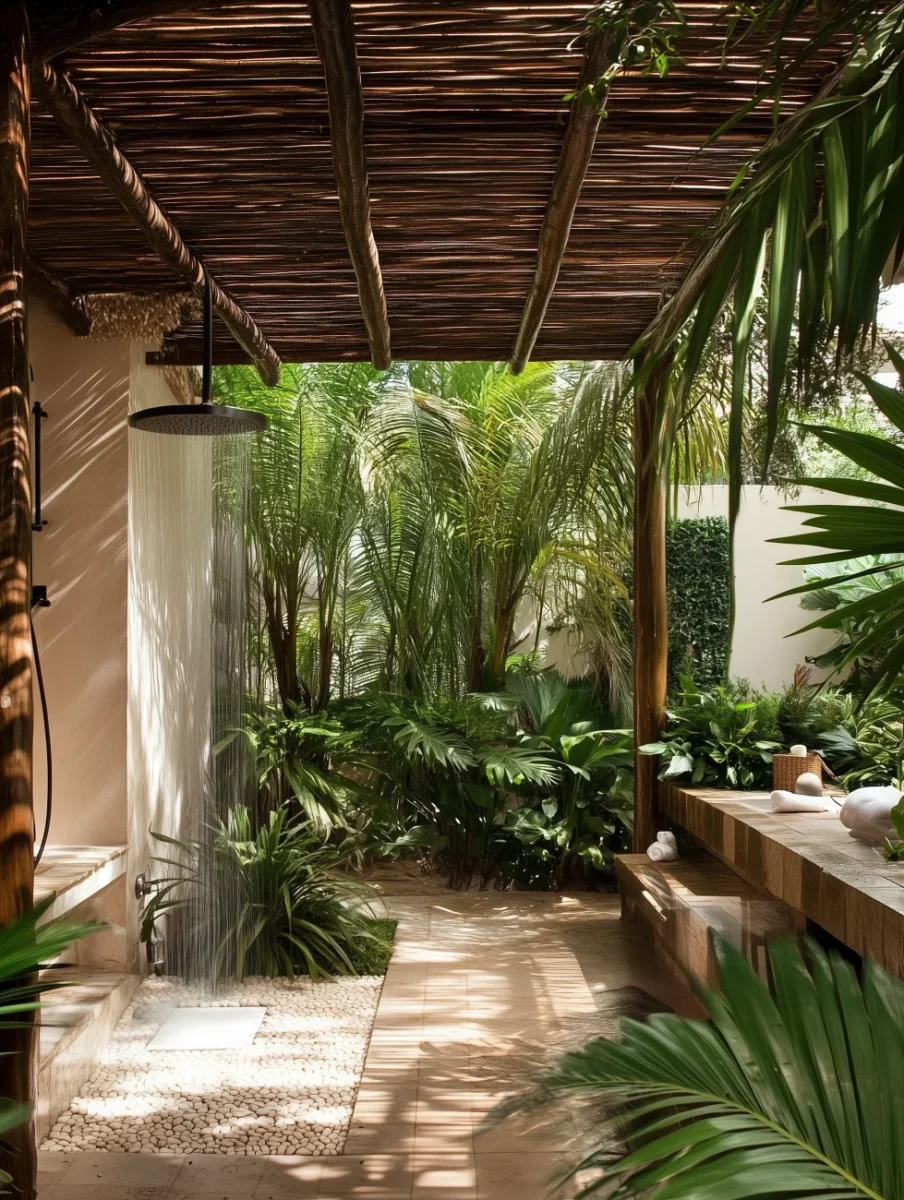 outdoor shower