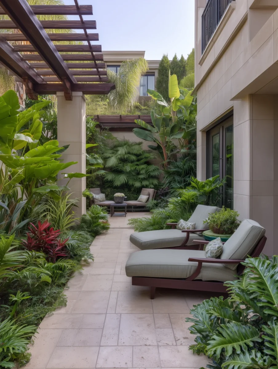 tropical patio