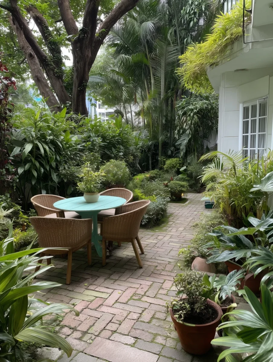 tropical patio