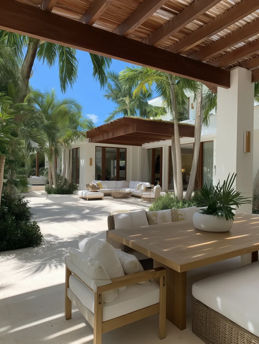 tropical patio