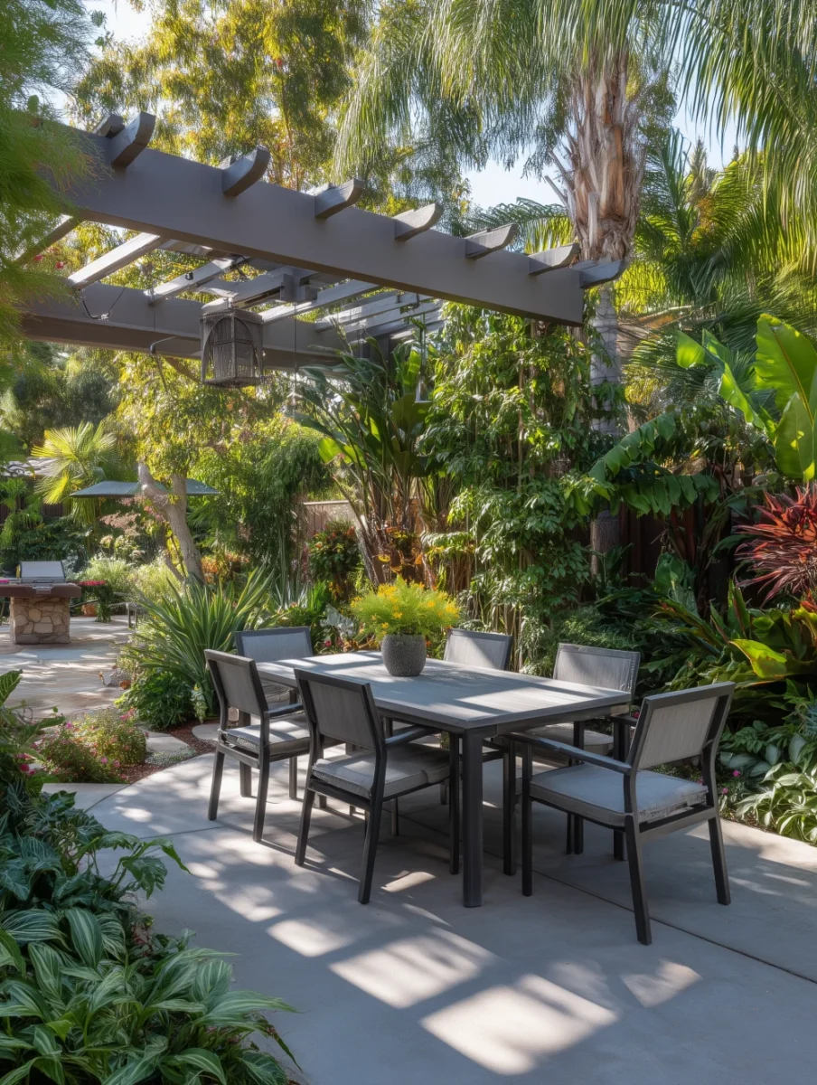 tropical patio
