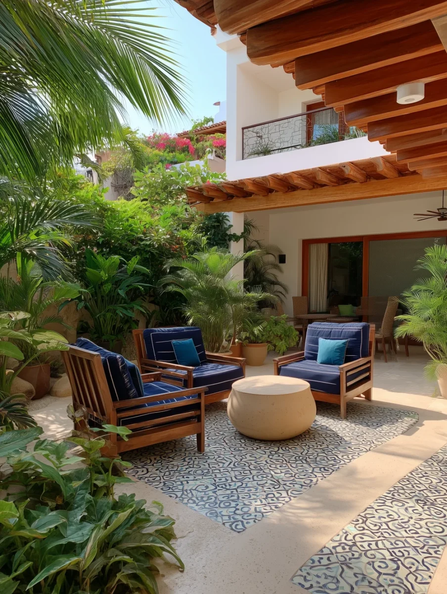 tropical patio